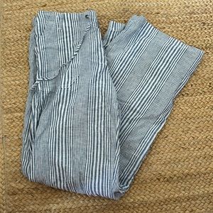 Striped Linen Pants